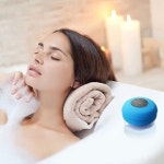 흡착형 방수 스피커 화장실 스피커 욕실 스피커 자전거 : 행복의지름길