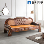 동서가구 M2 미송원목 편백인볼브 홍맥반석 돌쇼파 카우치 온돌 쇼파 DF643414 : 동서가구