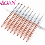 BQAN로즈 골드 UV 젤 페인팅 잉 아 20 2022 여름 네일 브러쉬 패디큐어 랩핑 : 쎈시블샵