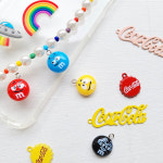 [A0019] 앰엔앰즈 M&M 초콜렛 파츠 참 펜던트 악세사리 DIY 재료 [2TYPE] : 루아앤로니