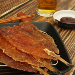 꼬리 아귀포 400g 내외 통순살 아귀포 : 오물-오물