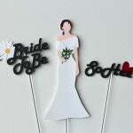 브라이덜샤워 토퍼 프로포즈 신부 웨딩 결혼 원하시는문구 bridetobe추가안함 머메이드 : 그리니 토퍼