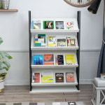 대형 잡지꽂이 대용량 책장 사무실 신문 랙 매거진 플로어 광고 정보 브로셔 디스플레이 : 바나바Bernabe