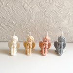 아기천사캔들 (4colors) 오브제 향초 인테리어 집들이선물 답례품 : 어코브