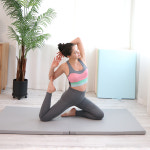 층간 소음 걱정없는 2단 폴더 요가매트 고급형 : 코코패션