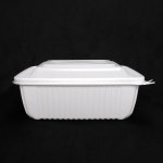 [TY] 3000ml 사각 찜용기 대 100세트 / 배달 포장 아구찜 감자탕 생선찜 : 해피팩