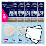 크린키퍼 KF94 마스크 성인용/대형(화이트) 1Box : mgd