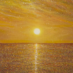 아트보다 조상은 빛(12호) 원화 신진작가 일출 노을 바다풍경 유화 원화구입 액자 현대미술 PLAS호텔아트쇼 : ARTBODA