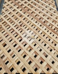 바나나목재 히노끼(편백) 래티스 15X1220X2440mm 옹이있음 목재 파티션 울타리 : 바나나목재