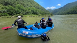 [강원 영월] 6인승 단독배 동강어라연코스 -온수샤워- : 동강나루래프팅