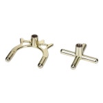 당구브릿지 당구오리발 브릿지교정 용품 큐대 2 pc 황동 브리지 헤드 풀 큐 스틱 프레임 폴 스누커 billards 9 볼 스누커 앰프 당구 액세서리... 