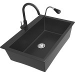 주방 소형 싱크볼 사각 대 씽크볼 IIDI 석영 석재 대형 단일 슬롯 식 : 스마트셀인스토어