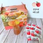 [산지 직송] 경북 영덕 해풍 복숭아즙  1BOX = 50포 [ 진실이네 대복농원 ] : 진실이네 깊은산골 과수원