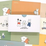 핑크풋 꼬망 댄싱베어 패드 편지지 모음 곰신 군인 예쁜 디자인 캐릭터 감성 : 오피스아일랜드