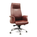 [퍼니럭스리빙] 플로라 모던 중역 책상의자 (대) - 와인 : 퍼니럭스