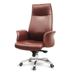 [퍼니럭스리빙] 플로라 모던 중역 책상의자 (대) - 와인 : 퍼니럭스