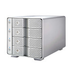 위즈플랫 F4000U32C 4베이 USB3.2 Gen2 개별 전원스위치 대용량 외장하드 케이스 외장스토리지 : 위즈플랫