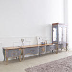 마임 마호가니 엔티크 협탁, 드레스, 장식장 세트 : 진영 가구