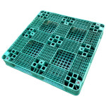 중하중용 핸드카겸용 파렛트 19.5kg / 1100X1100X150 녹색 플라스틱 파레트 : 플라스틱상자
