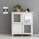 가로형 수납장 4문 다용도 플랩도어 카페 감성 마켓비 이케아 필몬 9380 : 이럽베베