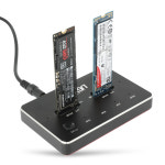 nvme m.2 ssd 듀얼 도킹스테이션 클론 복사 하드독/ 리버1215 : e올쇼핑