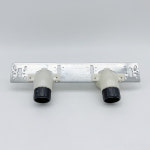 피비 에이콘 수전구 이중관 이중배관 연결 (매립, 노출) PB부속 2구 쌍구 매립 (ㅡ형) : 유성에너텍