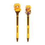춘식이 액션 볼펜 선물용 귀여운 캐릭터 필기구 펜 볼팬 0.5mm 댄싱 : 아이콘스
