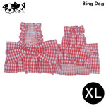블링독 빅리본 원피스 (레드) (XL) (강아지 옷) : 다복점빵