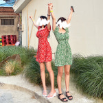 내가 제일 예뻐 플라워 셔링 원피스 : 보보어패럴주식회사