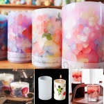 부케캔들 캔들만들기 촛불 만들기 실리콘 금형 diy 촛불 도구 실린더 육각 큐브 촛대 : 비빙