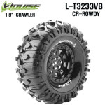 L-T3233VB CR-ROWDY 1/10 Scale Crawler TIRE (SUPER SOFT / BLACK / 반대분(1pair) / 본딩완료) : 메이트 SHOP
