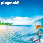 플레이모빌 6838 - 카이트서퍼 레츄자 정원사 소방차 : 퀴니컴퍼니