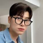 [1+1] 마크 패션 뿔테 안경 틴트 선글라스_(9color) : 미스터제이슨