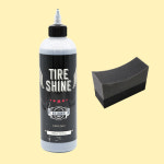 오토그루밍 타이어샤인 500ml 타이어 트림 가니쉬 광택제 코팅제+타이어어플 : 드라이뷰