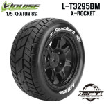 L-T3295BM X-ROCKET MFT 1/5  MONSTER TRUCK TIRE (SPORT / BLACK / 반대분(1pair) / 본딩완료) : 메이트 SHOP