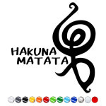 차량용스티커 자동차데칼 DS553 하쿠나마타타 HAKUNA MATATA 자동차꾸미기 : 캠프싸인