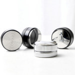 커피 디스트리뷰터 푸쉬 마카롱 탬퍼 덴테이션 블랙 51mm 레벨링툴 카페 템퍼 : 소울빈