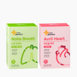 [마이펫닥터] 아브힐하트 + 노하브레스 강아지 고양이 영양제 심장 비대증 사상충, 기침 기관지 협착증 거위소리 호흡기, 2ea, 세트 : 마이펫닥터... 