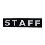 스태프 STAFF 등판 로고 와펜 패치 단체복 유니폼 의류 모자 리폼 커스텀 마크 자수 : 디디엠패치