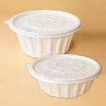 일회용 냉면용기 BFP 190파이 면용기 신형 300개세트 소 칼국수 우동 포장 : 제일팩