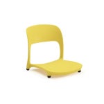 작업용 이동식좌식의자 등받이 앉는 튼튼한의자 책상 바퀴 : 스마일카트