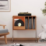 LP 턴테이블장 홈카페 아일랜드 오픈 수납장 북유럽 원목 서스펜션 비레코드 캐비닛 일본 : JS12