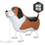 GRABO 헬륨 워킹벌룬 바비독[서프라이즈 강아지 아이 파티 이벤트 강남 풍선 배달 픽업] : 조이파티 강남점