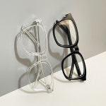 오버사이즈 사각 여자 남자 뿔테 안경 큰 블루라이트차단 패션 빅사이즈 투명 안경테 : 갱글샵