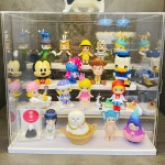 아크릴장식장 피규어장식장 진열장 전시장 케이스 버블마트 고화질 대용량 수납 진열대 모형 투명 방진 인형 핸드메이드 : SJSY