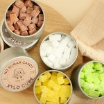 자일리톨 캔디 화이트데이 무설탕 사탕 오리지널 목캔디 자일로큐브 틴케이스 : 자일로큐브