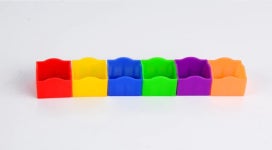 당구장 컬러풀 초크 케이스 1개 줄판 프레데터초크 DS그립 : 럭스빌리어드