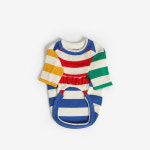 강아지 티셔츠 투스투스 컬러블럭 골지 강아지 맨투맨 애견 스트라이프 긴팔 봄 가을 옷 : PICKYSHOP 피키샵