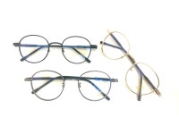 에디스톤안경 ES-1141-2 광폭프레임 동글이 메탈안경테 : GAONeyewear