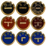 라인마크(관로표지못) / 지중선로표시기 (전기 통신 상수도 오수관 한국전력) 방향표시 : 굳디자인